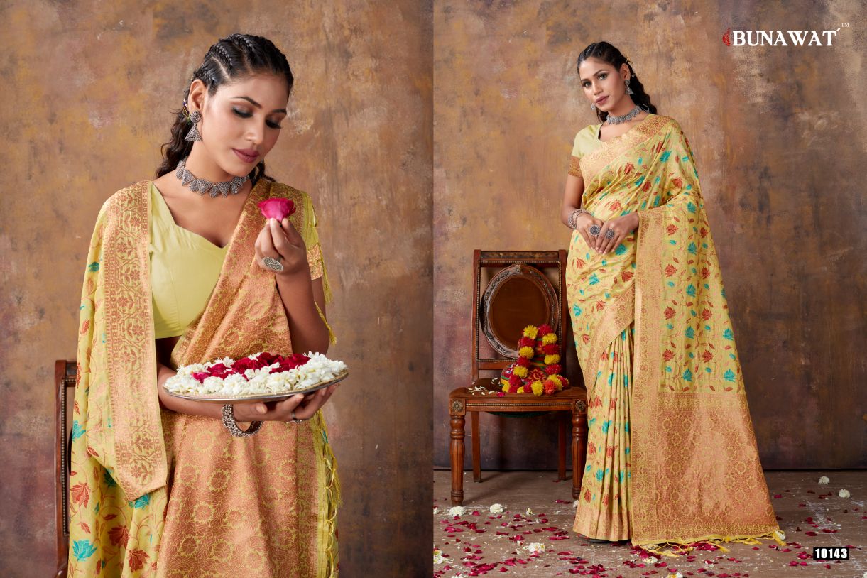 Amanat By Bunawat 10140 To 10145 Designer Sarees Catalog
